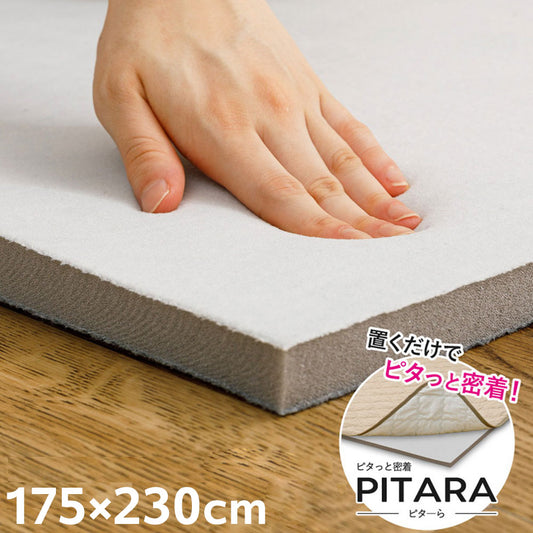 実用新案取得 ズレないアンダーラグ PITARA ピタ―ら 175x230cm 3畳 ずれない ラグの下敷き 極厚ウレタン 20mm クッション 騒音対策(代引不可)