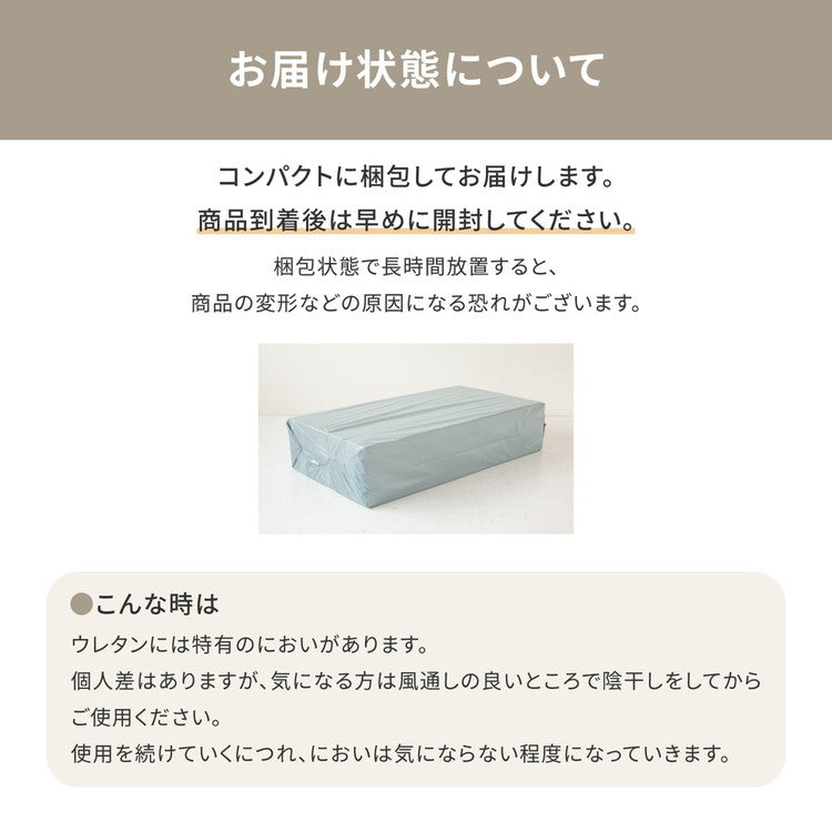 日本製 お試し4cmマットレス シングル 4つ折り 軽量 ウレタンマットレス 来客用 コンパクト マット 敷布団 敷き布団(代引不可)