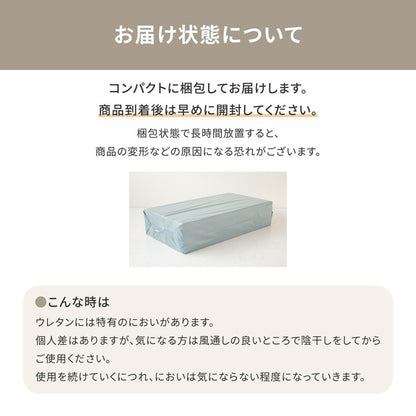 日本製 お試し4cmマットレス シングル 4つ折り 軽量 ウレタンマットレス 来客用 コンパクト マット 敷布団 敷き布団(代引不可)