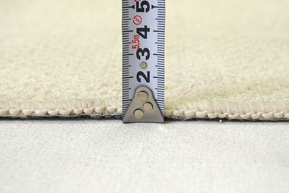 平織りカーペット 畳物ラグ ミスティ 江戸間2畳 約174×174cm フリーカット 無地 シンプル ナチュラル 敷き詰めカーペット 絨毯 グレー アイボリー 子ども部屋 キッズルーム 萩原 おしゃれ 北欧(代引不可)