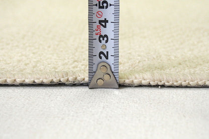 平織りカーペット 畳物ラグ ミスティ 江戸間8畳 約352×352cm フリーカット 無地 シンプル ナチュラル 敷き詰めカーペット 絨毯 グレー アイボリー 子ども部屋 キッズルーム 萩原 おしゃれ 北欧(代引不可)