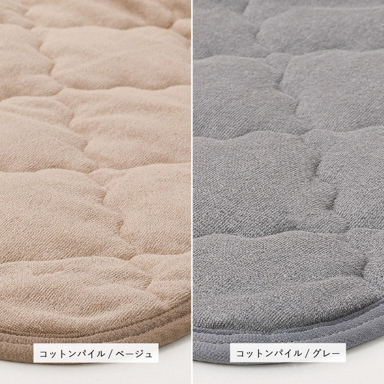 実用新案取得 ズレないラグ 2点セット PITARA ピタ―ら 185x185cm 2畳 ラグパッド+アンダーラグ ずれない ラグマット カーペット 極厚ウレタン 20mm クッション 騒音対策(代引不可)