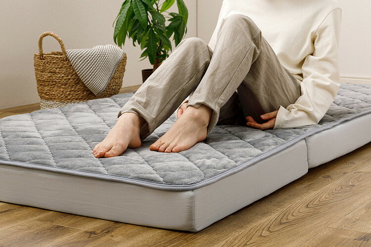 実用新案取得 ズレない敷きパッド PITARA ピタ―ら セミダブル SD ゴムなし ずれない 置くだけ 選べる生地タイプ メレンゲ 接触冷感 パイル 敷パッド シーツ カバー 単品(代引不可)