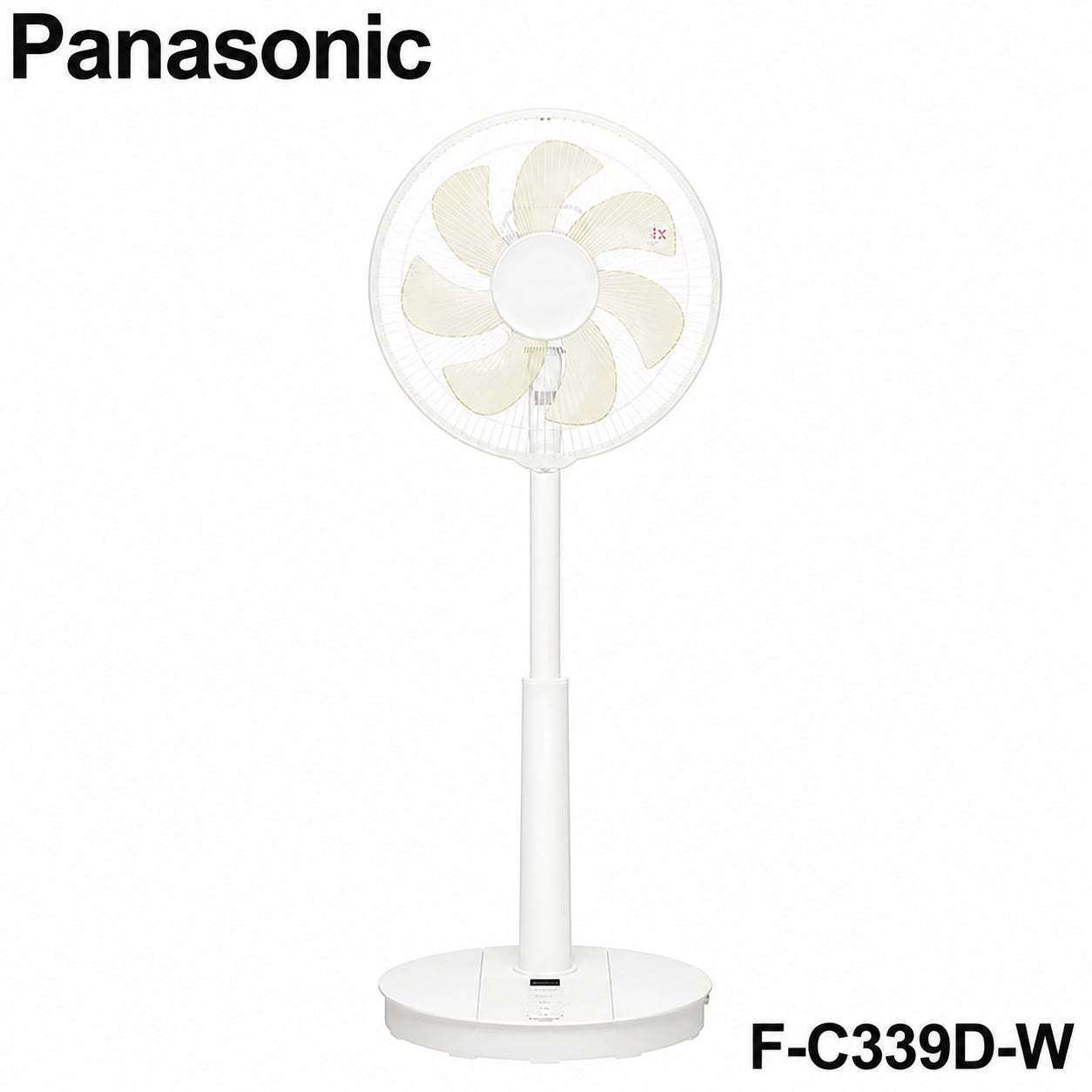 F-C339D-W Panasonic 扇風機 リビング扇 DCモーター リモコン付き ゆらぎ パナソニック ホワイト 9枚羽 心地よい風