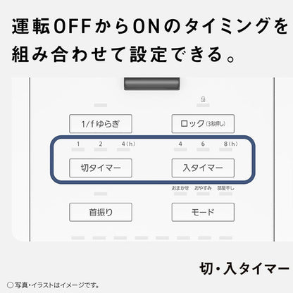 F-C339D-W Panasonic 扇風機 リビング扇 DCモーター リモコン付き ゆらぎ パナソニック ホワイト 9枚羽 心地よい風
