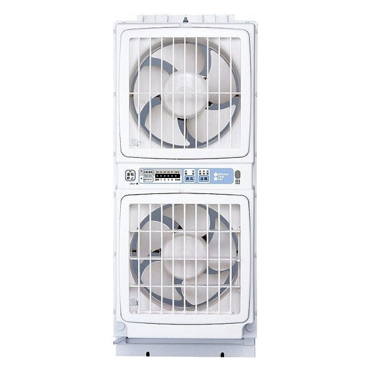 高須産業 窓用ツインファン リモコンタイプ FMT-200SM 換気扇 窓用 送風 扇風機