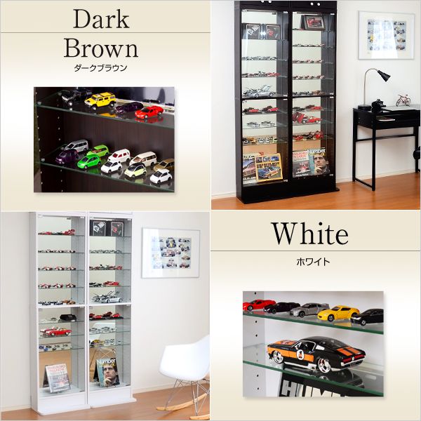 コレクションラック Luke-ルーク 浅型ハイタイプ 壁面収納 幅48.5 奥行19 コレクションラック ディスプレイケース フィギュアラック フィギュアケース フィギュア プラモデル アクスタ おもちゃ 模型 (代引不可)