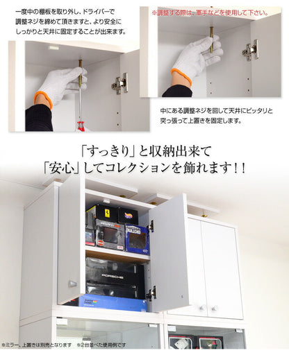 コレクションラック Luke-ルーク 浅型ハイタイプ 壁面収納 幅48.5 奥行19 コレクションラック ディスプレイケース フィギュアラック フィギュアケース フィギュア プラモデル アクスタ おもちゃ 模型 (代引不可)