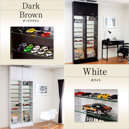 コレクションラック Luke ルーク 浅型 ハイタイプ 上置きセット 幅48.5 奥行19 壁面収納 コレクションケース フィギュアラック フィギュアケース フィギュア プラモデル アクスタ おもちゃ 模型 大容量 ディスプレイ 模型 棚 ディスプレイラック(代引不可)