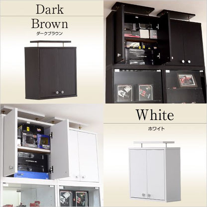 コレクションラック Luke ルーク 浅型 ハイタイプ 専用 上置き 幅48.5 奥行き19 ケース ラック おしゃれ 収納 フィギュア 大容量(代引不可)