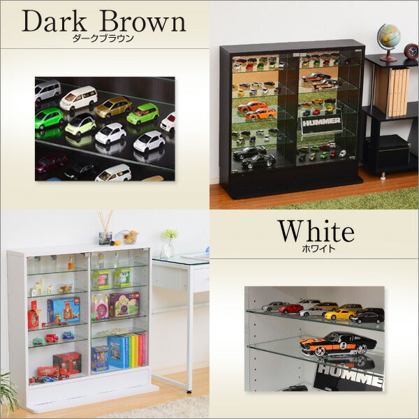 コレクションラック ルーク Luke 浅型 ロータイプ 幅90cm 高さ90cm 大容量 収納 木目 おしゃれ フィギュア プラモデル アクスタ おもちゃ 模型 棚 ディスプレイラック フィギュアケース  (代引不可)