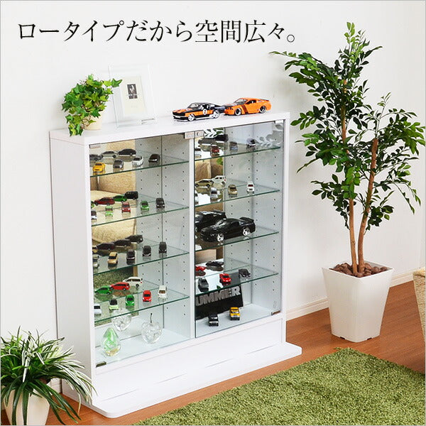 コレクションラック ルーク Luke 浅型 ロータイプ 幅90cm 高さ90cm 大