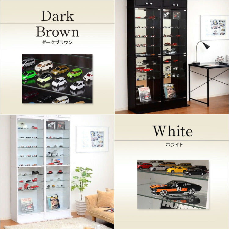 コレクションラック Luke ルーク 深型 ハイタイプ ラック ディスプレイラック 幅48.5 奥行き29 フィギュア プラモデル アクスタ おもちゃ 模型 深置き 収納 棚 ディスプレイラック フィギュアケース (代引不可)