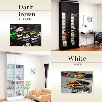 コレクションラック Luke ルーク 深型 ハイタイプ セット 幅48.5 奥行き29 ケース ラック おしゃれ 収納 フィギュア プラモデル アクスタ おもちゃ 模型 大容量 ディスプレイ 模型 棚 ディスプレイラック フィギュアケース (代引不可)