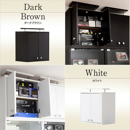 コレクションラック Luke ルーク 深型 ハイタイプ 専用 上置き 幅48.5 奥行き29 ケース おしゃれ 収納 フィギュア 大容量 ディスプレイ(代引不可)