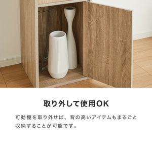 収納ボックス カラーボックス ボックス 3ドア 収納 収納ケース 扉取り外し可能 ラック 本棚 収納ラック オープンラック ハイタイプ 扉付き ドア付き カラボ 木目調 可動棚