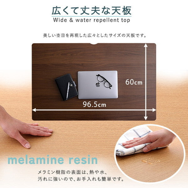 無段階ガス圧昇降テーブル スタンディングデスク 上下昇降式デスク 幅96.5 昇降テーブル PCデスク PCテーブル 脚 高さ調節 伸縮 ガス圧式 スタンディングテーブル(代引不可)