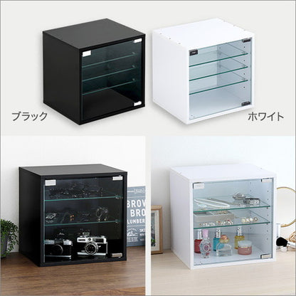 コレクションキューブラック 深型タイプ LEDセット コレクション ラック キューブラック 推し活 アイドル フィギュア アクリルスタンド トレカ ガラス扉 展示 キューブボックス 深型 LEDセット(代引不可)