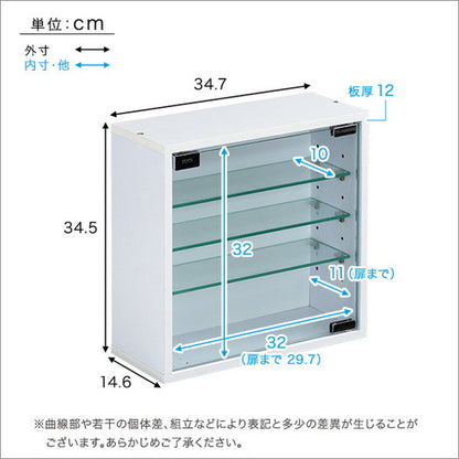コレクションキューブラック 浅型タイプ コレクション ラック キューブラック 推し活 アイドル フィギュア アクリルスタンド トレカ ガラス扉 展示 キューブボックス 浅型(代引不可)
