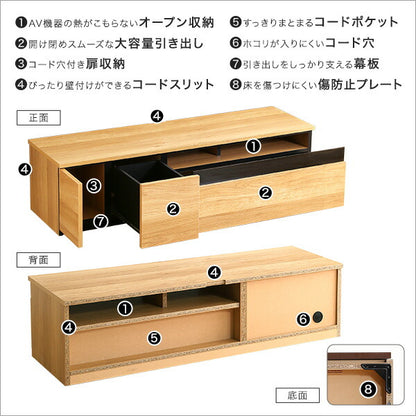 日本製 テレビ台 テレビボード 140cm幅 【BARS-バース-】 テレビ台 テレビボード 140cm ローボード 国産 日本製 TV台 TVボード テレビラック 木製 おしゃれ 高級 北欧 韓国 インテリア キャビネット(代引不可)