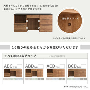 日本製 特殊鋼板を使った組み合わせキッチンカウンター 180cm 引き出し収納+扉収納+扉収納 キッチンカウンター キッチン収納 木目 スチール 収納棚 キッチン リビング(代引不可)
