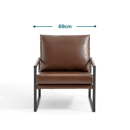 ヴィンテージ調 アームチェア 1人掛け 69cm チェア 椅子 ヴィンテージ シンプル おしゃれ 1人用 1人用チェア リビング 寝室 ダイニング(代引不可)