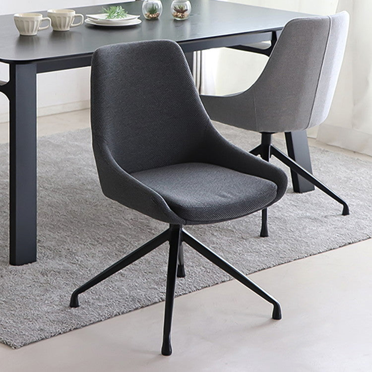 ラウンドチェア アームレス 回転式 肘掛け無 テーブルに収まる 耐荷重80kg リビング ダイニング デスク オフィスチェア おしゃれ お洒落 チェア 椅子 いす 食卓 デザインチェア 北欧(代引不可)