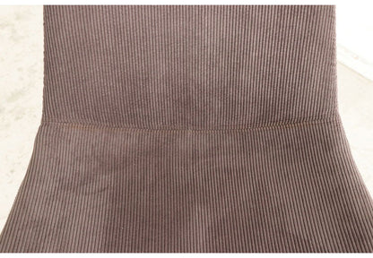 ダイニングチェア 肘なし コーデュロイ スチール脚 ファブリック 椅子 イス チェア 北欧 モダン モノトーン シンプル おしゃれ(代引不可)