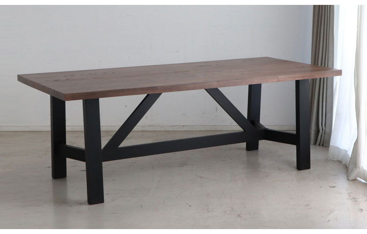 ダイニングテーブル 幅200×奥行90cm 木製 リビング ダイニング 家族 ファミリー 4人掛け 食卓 北欧 おしゃれ モダン コンパクト リビングテーブル 長方形 デスク(代引不可)