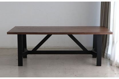 ダイニングテーブル 幅200×奥行90cm 木製 リビング ダイニング 家族 ファミリー 4人掛け 食卓 北欧 おしゃれ モダン コンパクト リビングテーブル 長方形 デスク(代引不可)