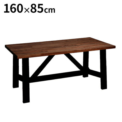ダイニングテーブル 幅160×奥行85cm 木製 リビング ダイニング 家族 ファミリー 4人掛け 食卓 北欧 おしゃれ モダン コンパクト リビングテーブル 長方形 デスク(代引不可)