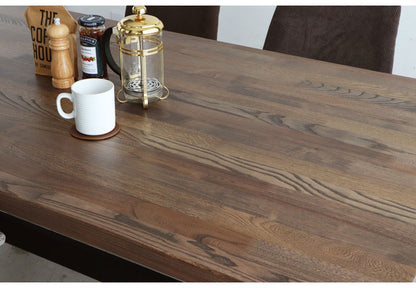 ダイニングテーブル 幅160×奥行85cm 木製 リビング ダイニング 家族 ファミリー 4人掛け 食卓 北欧 おしゃれ モダン コンパクト リビングテーブル 長方形 デスク(代引不可)