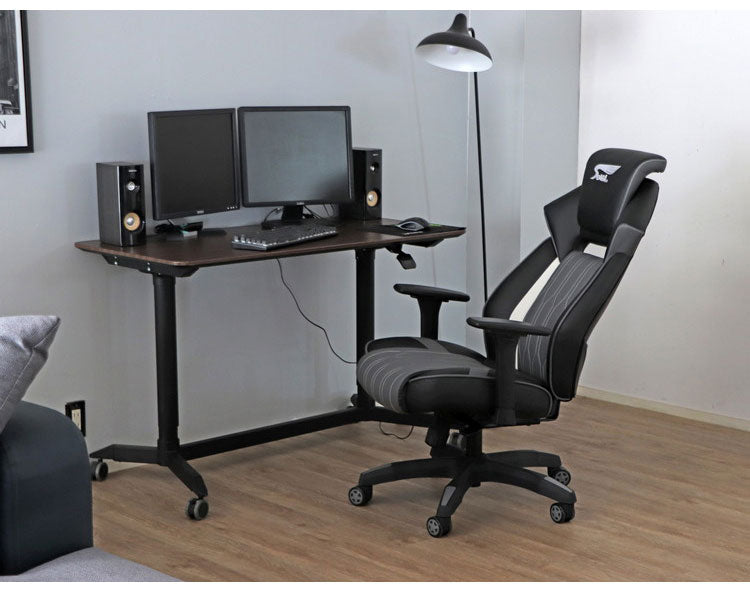 SeAGA-05 ゲーミングチェア リクライニング 可動式アームレスト オフィスチェア キャスター テレワーク 肘稼働式 肘置き 高さ7段階調整 前後5段階調整 座面昇降機能(代引不可)