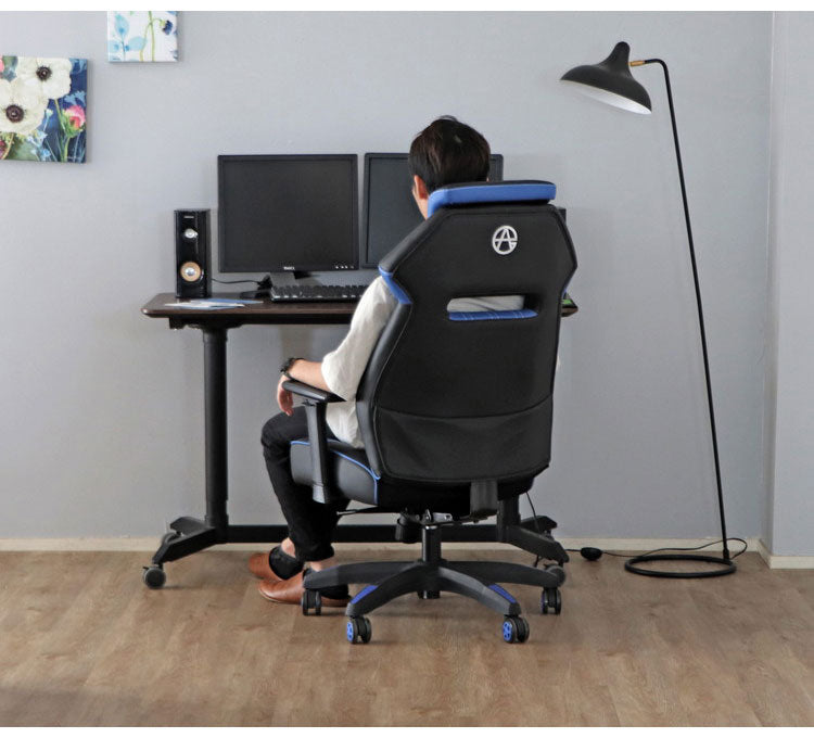 SeAGA-05 ゲーミングチェア リクライニング 可動式アームレスト オフィスチェア キャスター テレワーク 肘稼働式 肘置き 高さ7段階調整 前後5段階調整 座面昇降機能(代引不可)