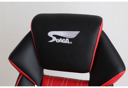 SeAGA-05 ゲーミングチェア リクライニング 可動式アームレスト オフィスチェア キャスター テレワーク 肘稼働式 肘置き 高さ7段階調整 前後5段階調整 座面昇降機能(代引不可)