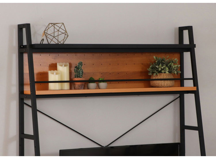 ネイツ シェルフ 幅125×奥行44×高さ180cm テレビシェルフ オープンラック オープンシェルフ ディスプレイラック ウッドラック 棚 収納 TV tv テレビ 北欧(代引不可)