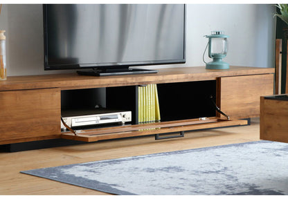 日本製 テレビ台 幅180cm 北欧 シンプル ローボード ガラス扉 引き出し 収納 テレビボード TV台 TVボード リビング 国産 おしゃれ(代引不可)