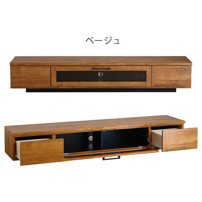 日本製 テレビ台 幅180cm 北欧 シンプル ローボード ガラス扉 引き出し 収納 テレビボード TV台 TVボード リビング 国産 おしゃれ(代引不可)