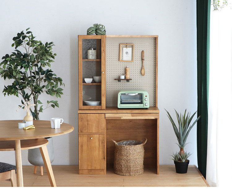 アルグ 幅90cm フリーラック日本製 国産 キッチンボード 食器棚 スリム 書斎 机 デスク ドレッサー ガラス扉 機能性大 完成品 収納 リビング ダイニング 家具 ラック(代引不可)