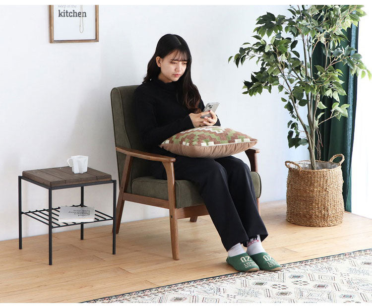 コーデュロイソファ 一人掛けソファ 肘付き コンパクトソファ 1Pソファ 1人掛け 1人用 コンパクトソファ ファブリック 北欧 シンプル おしゃれ(代引不可)