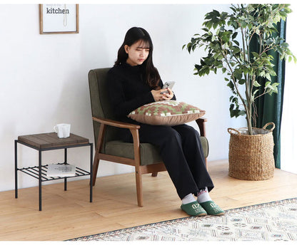 コーデュロイソファ 一人掛けソファ 肘付き コンパクトソファ 1Pソファ 1人掛け 1人用 コンパクトソファ ファブリック 北欧 シンプル おしゃれ(代引不可)