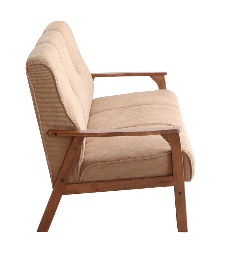 コーデュロイソファ 三人掛けソファ 肘付き 幅170 ソファ 3Pソファ 3人掛け 3人用 コンパクトソファ ファブリック 北欧 シンプル おしゃれ(代引不可)