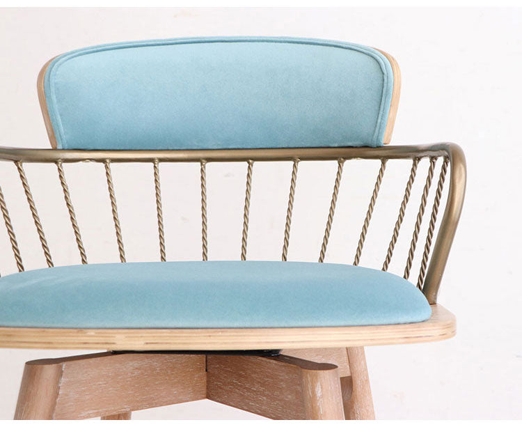 ダナ バーチェア カウンターチェア 背もたれ付き 北欧 バーチェア ハイスツール おしゃれ 椅子 スツール 回転式 チェア チェアー カフェ風 イス カウンター(代引不可)