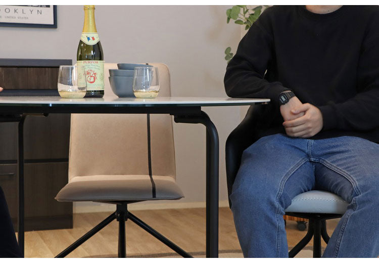 セラミック 円形テーブル 110cm スチール脚 ローテーブル モダン 丸型 ダイニングテーブル カフェテーブル ソファテーブル おしゃれ(代引不可)