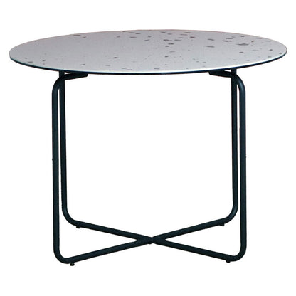 セラミック 円形テーブル 110cm スチール脚 ローテーブル モダン 丸型 ダイニングテーブル カフェテーブル ソファテーブル おしゃれ(代引不可)