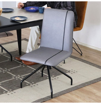 回転式 ダイニングチェア スチール脚 回転チェア 椅子 イス チェア 360度回転 オフィスチェア デスクチェア 北欧 おしゃれ(代引不可)