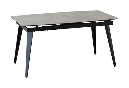 セラミック 伸長式 ダイニングテーブル 幅140～170 セラミックテーブル 伸縮 セラミック天板 食卓テーブル 机 北欧 モノトーン おしゃれ(代引不可)