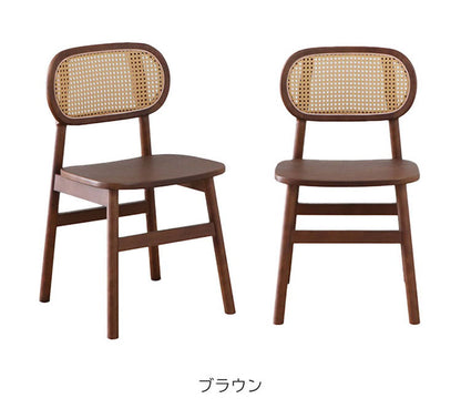 チェア 背もたれ付き カウンターチェア 座面高45cm オーク ラタン 木製 籐家具 ナチュラルテイスト 重厚感 リビング ダイニング バーカウンター(代引不可)