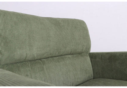 コーデュロイ 肘付きクッションデスクチェア 肘あり キャスター デスクチェア オフィスチェア 椅子 イス 北欧 おしゃれ(代引不可)