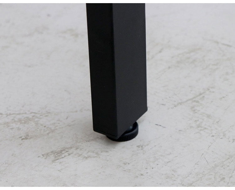 デスク 幅120cm セラミック調 グレー スチール脚 アジャスター付き パソコンデスク PCデスク 机 モノトーン おしゃれ(代引不可)